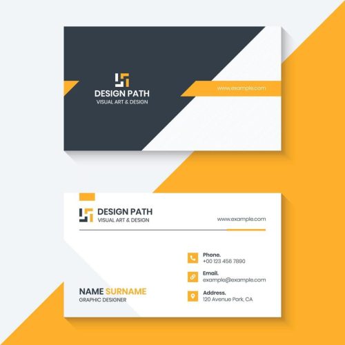 modern-professional-business-card-template-design-with-logo-or-icon-for-your-business-free-vector
